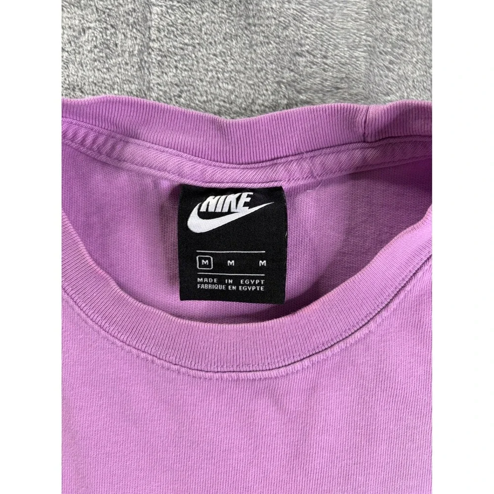 Nike Mushroom Swoosh Graphic Tee Men's T-Shirt M Purple Embroidered‎